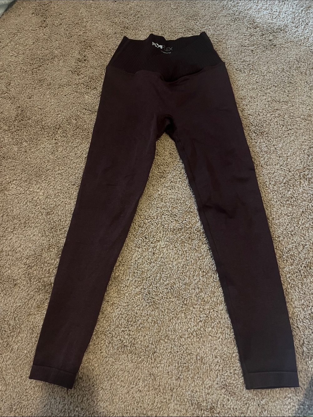 Popflex xs brown leggings flex